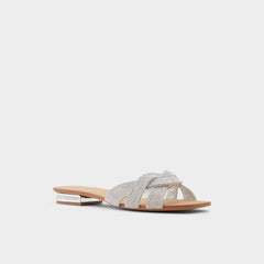 Aldo Coredith Silver Women's Flats - Slide sandal Women