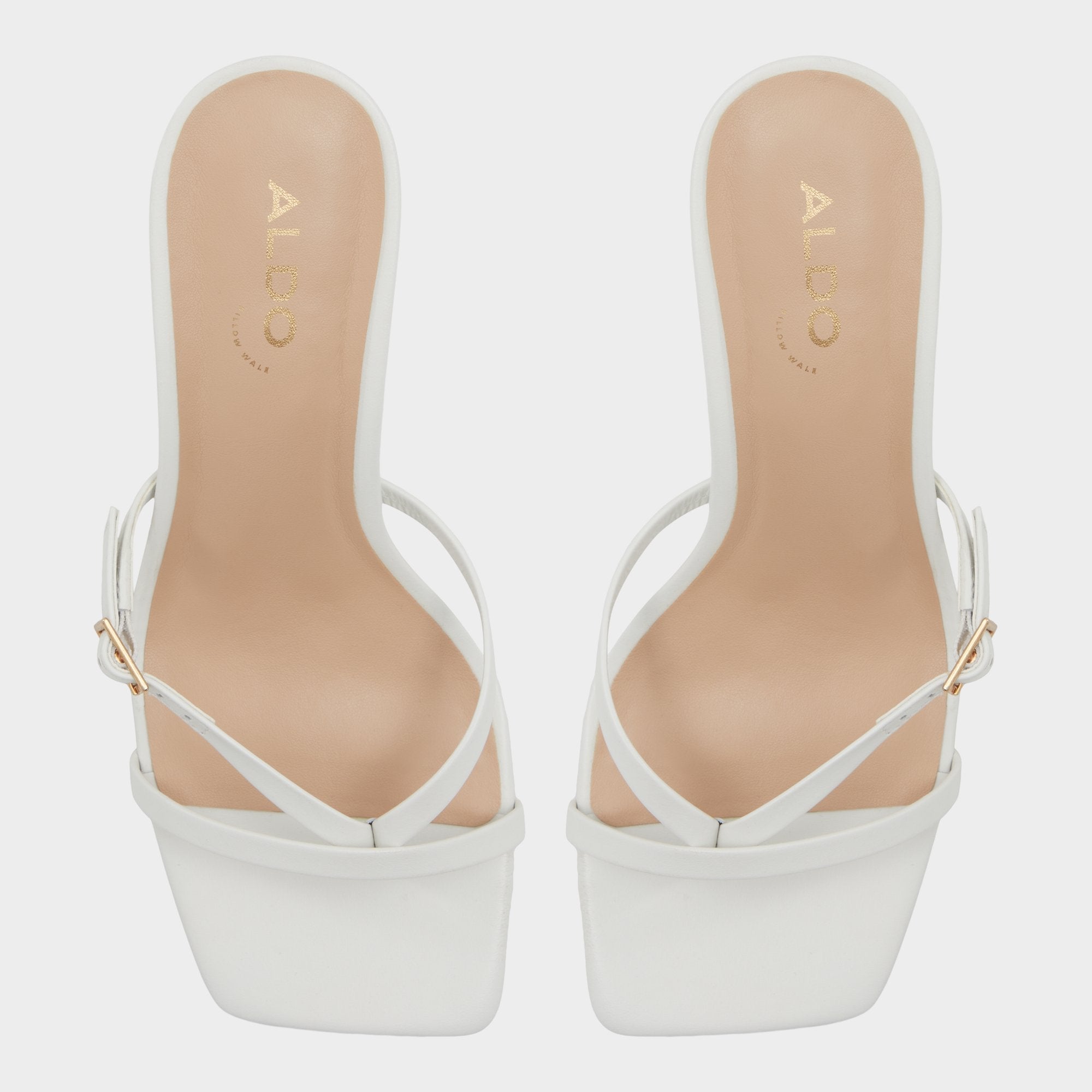 Aldo Gannever White/Bone Women's Heeled sandals -  Women