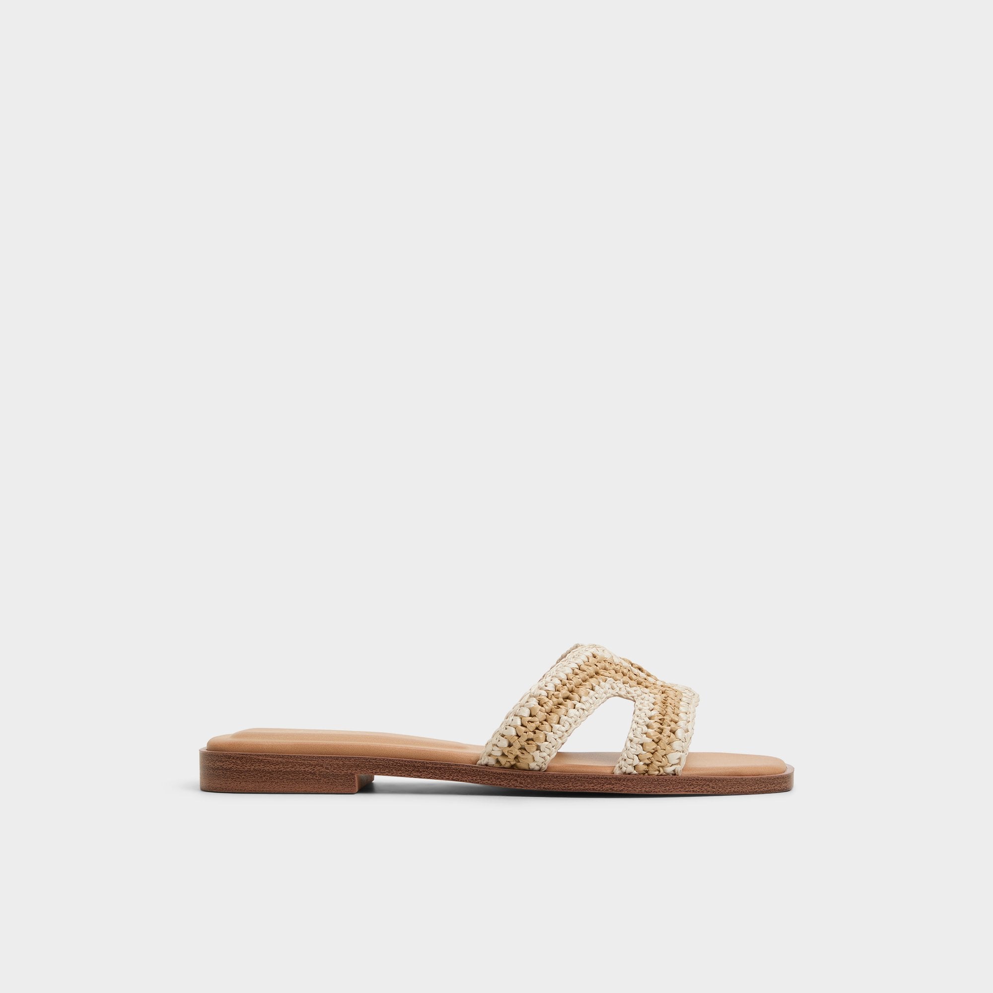 Aldo Itsandal Beige Women's Flats - Slide sandal Women