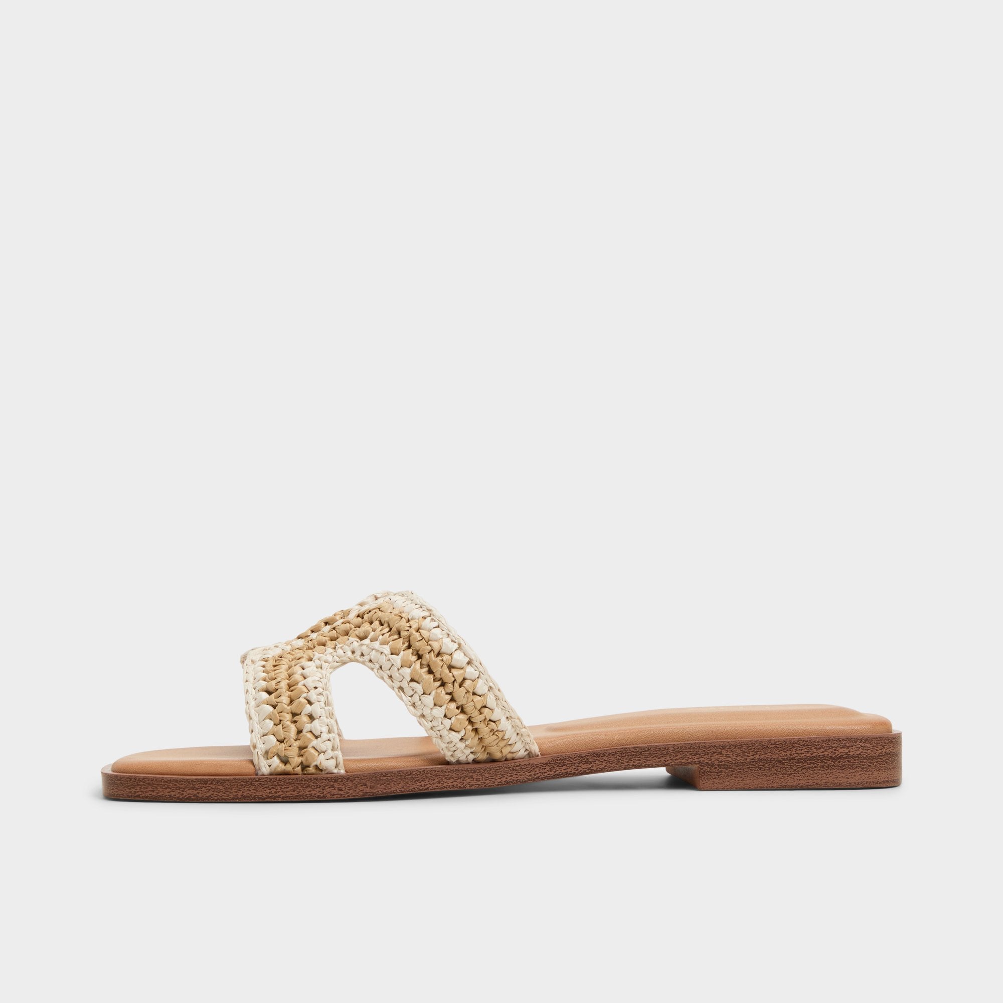 Aldo Itsandal Beige Women's Flats - Slide sandal Women