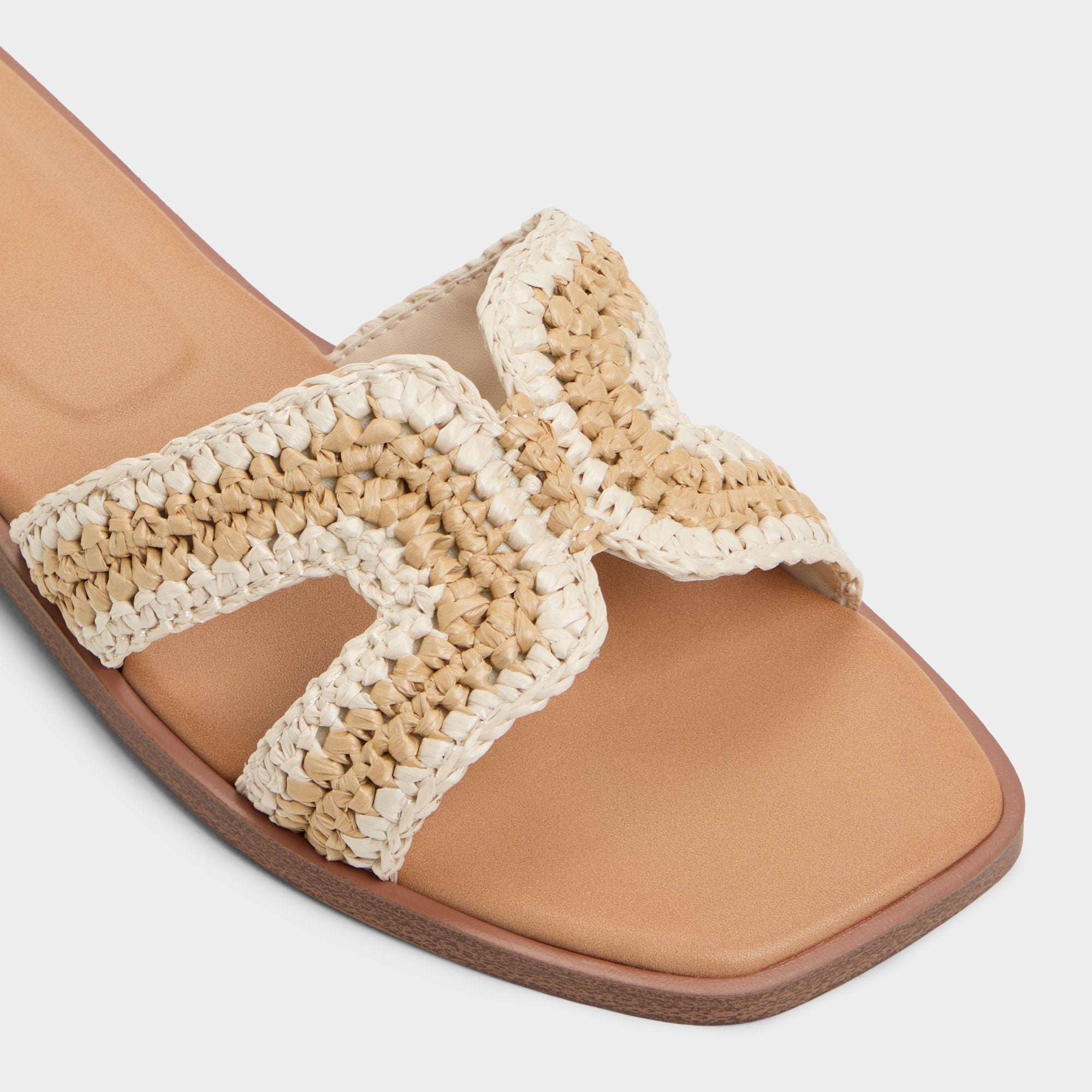 Aldo Itsandal Beige Women's Flats - Slide sandal Women