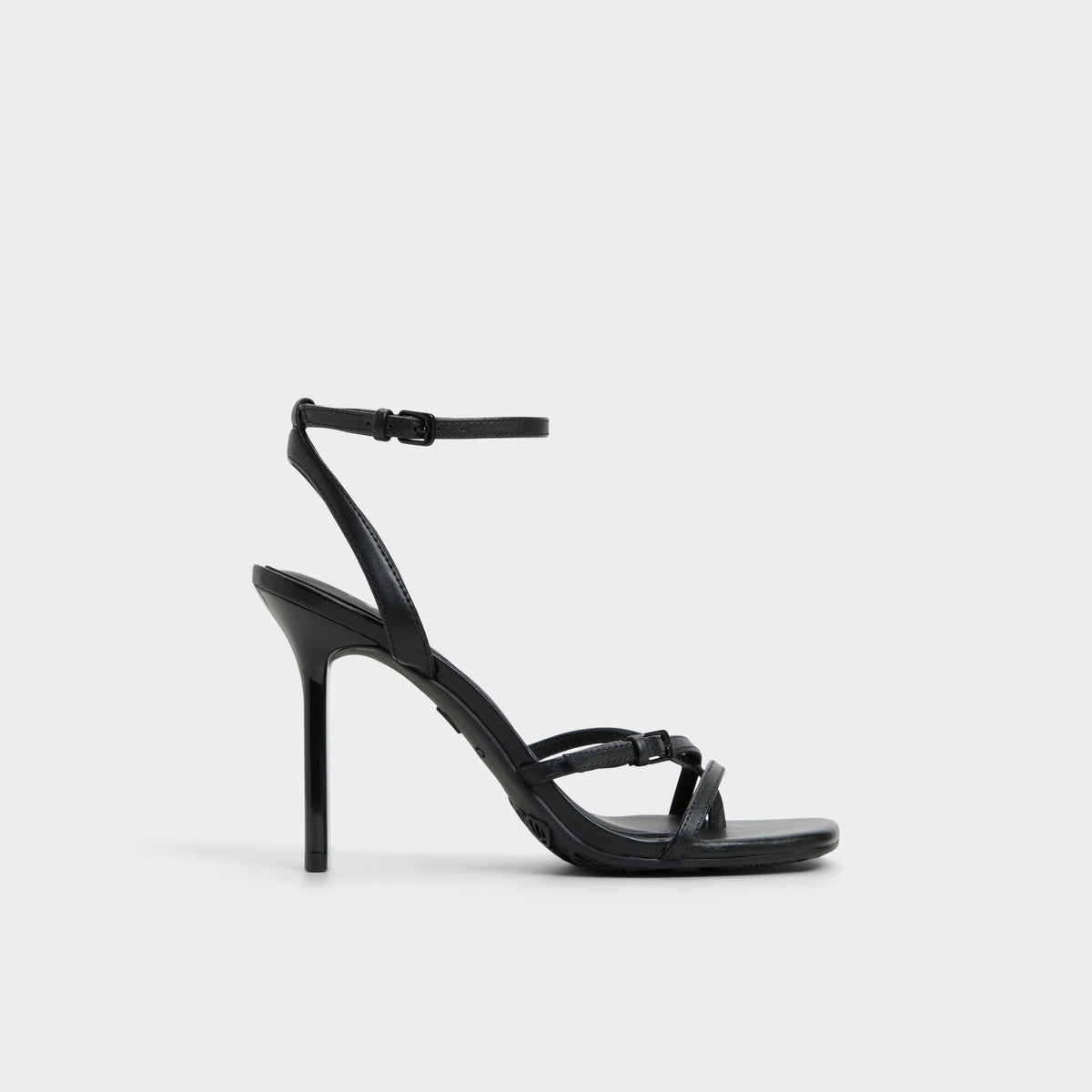 Aldo Conney Black Women's Heeled sandals - Strappy heeled sandal, Stiletto heel Women