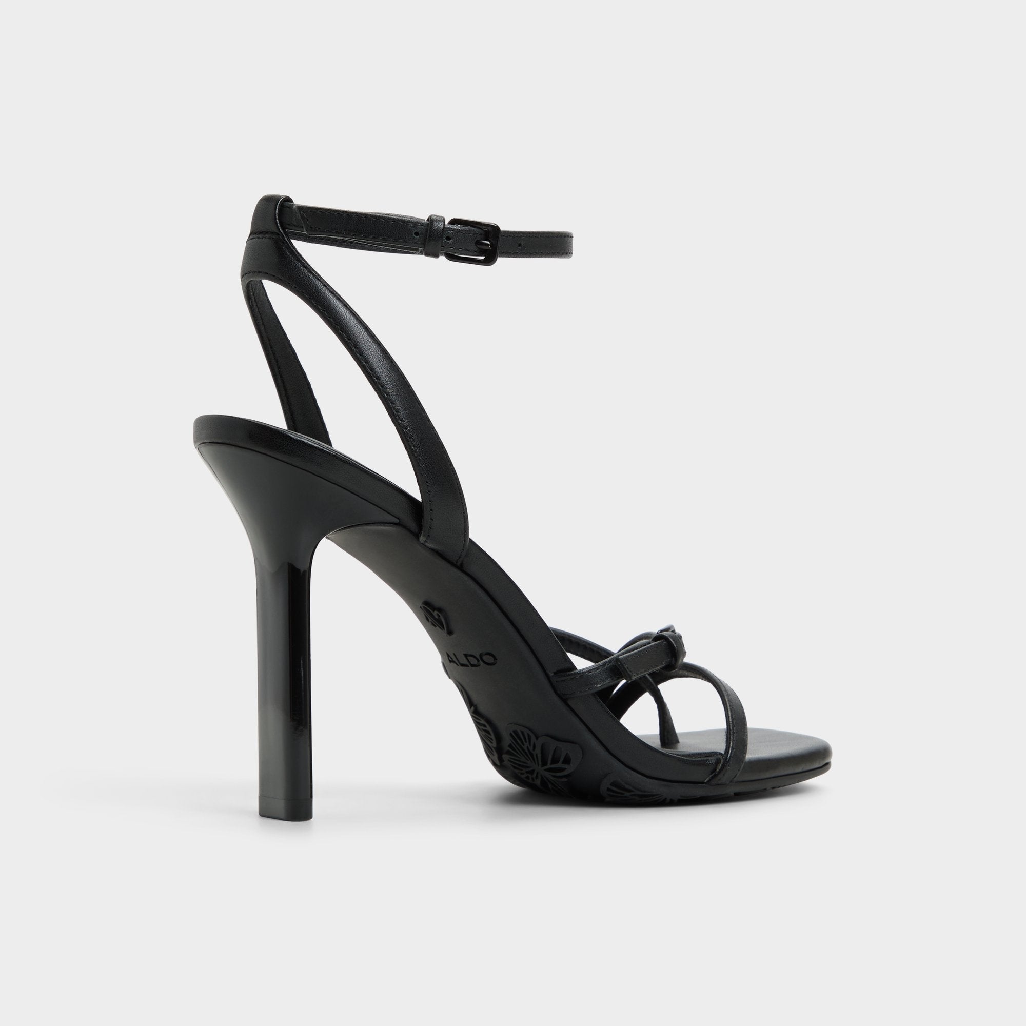Aldo Conney Black Women's Heeled sandals - Strappy heeled sandal, Stiletto heel Women