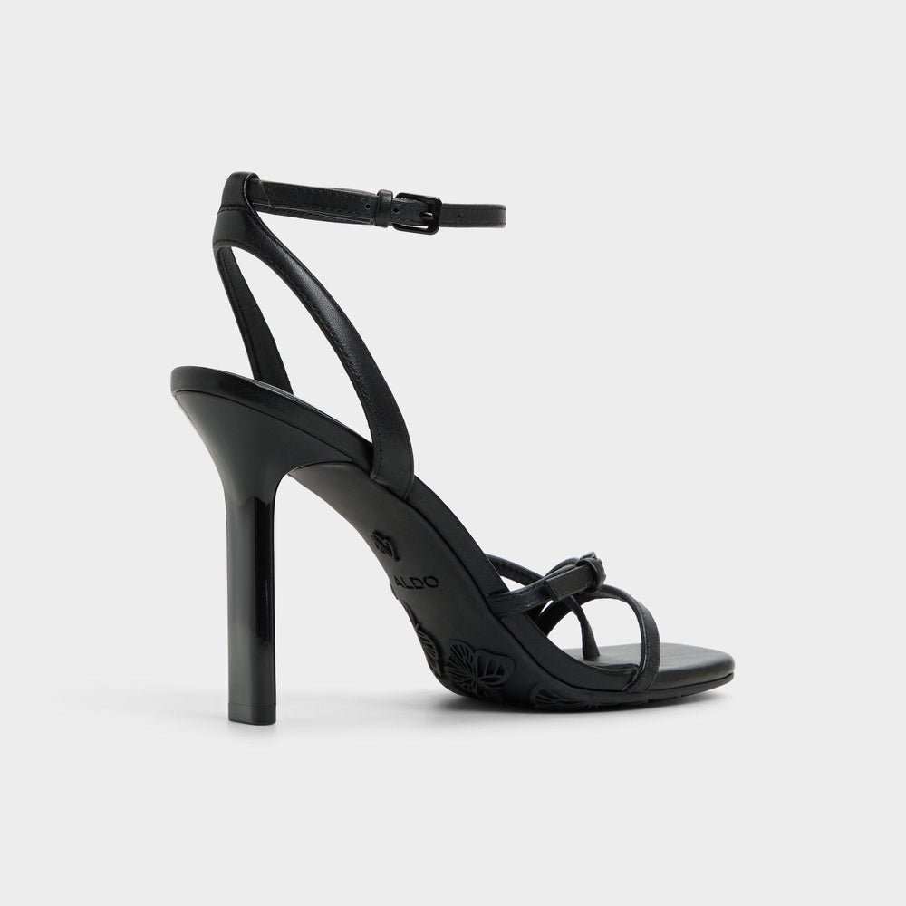 Aldo Conney Black Women's Heeled sandals - Strappy heeled sandal, Stiletto heel Women