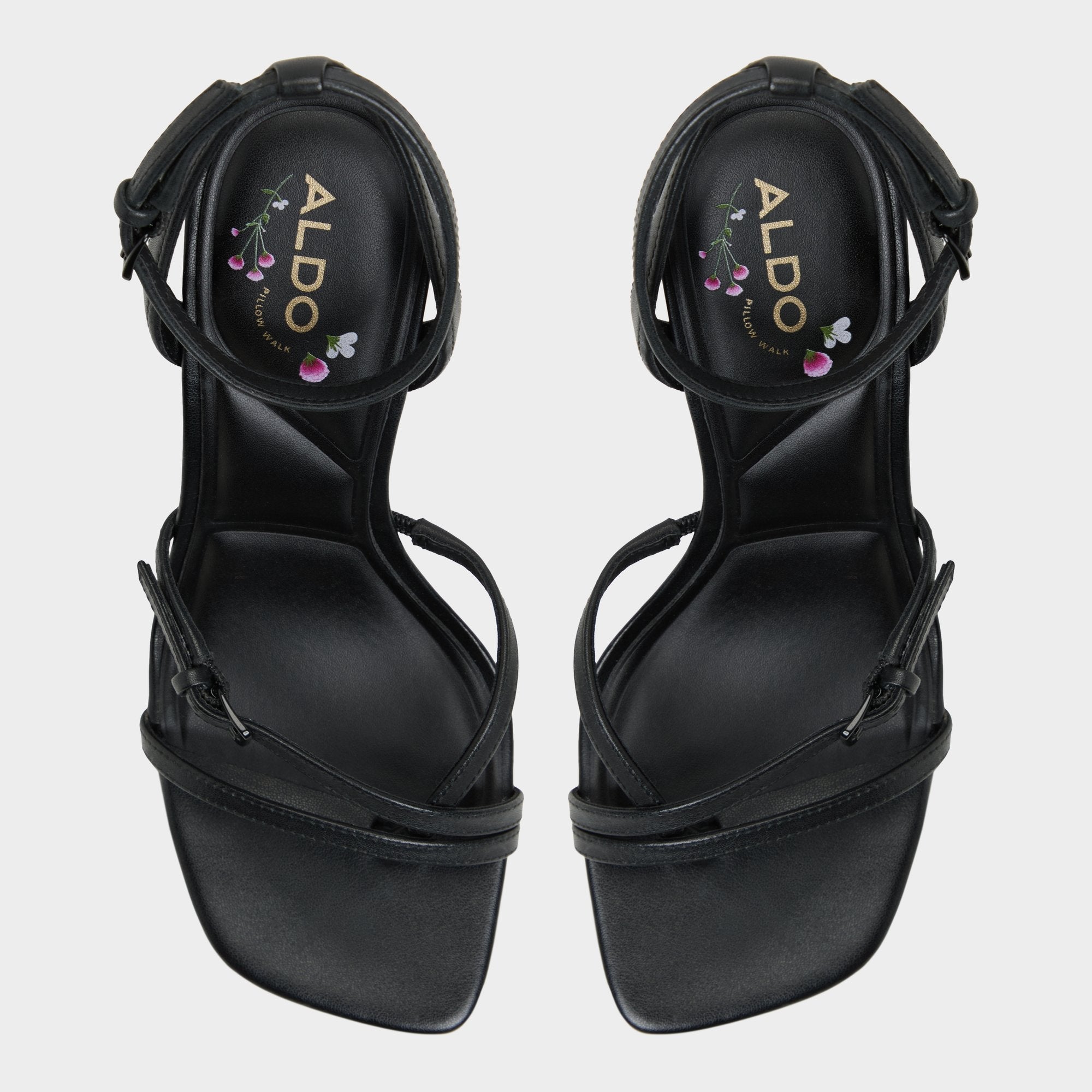 Aldo Conney Black Women's Heeled sandals - Strappy heeled sandal, Stiletto heel Women