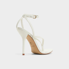 Aldo Abyfindley White/Bone Women's Strappy sandals - Heeled flip flop Women