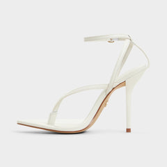 Aldo Abyfindley White/Bone Women's Strappy sandals - Heeled flip flop Women