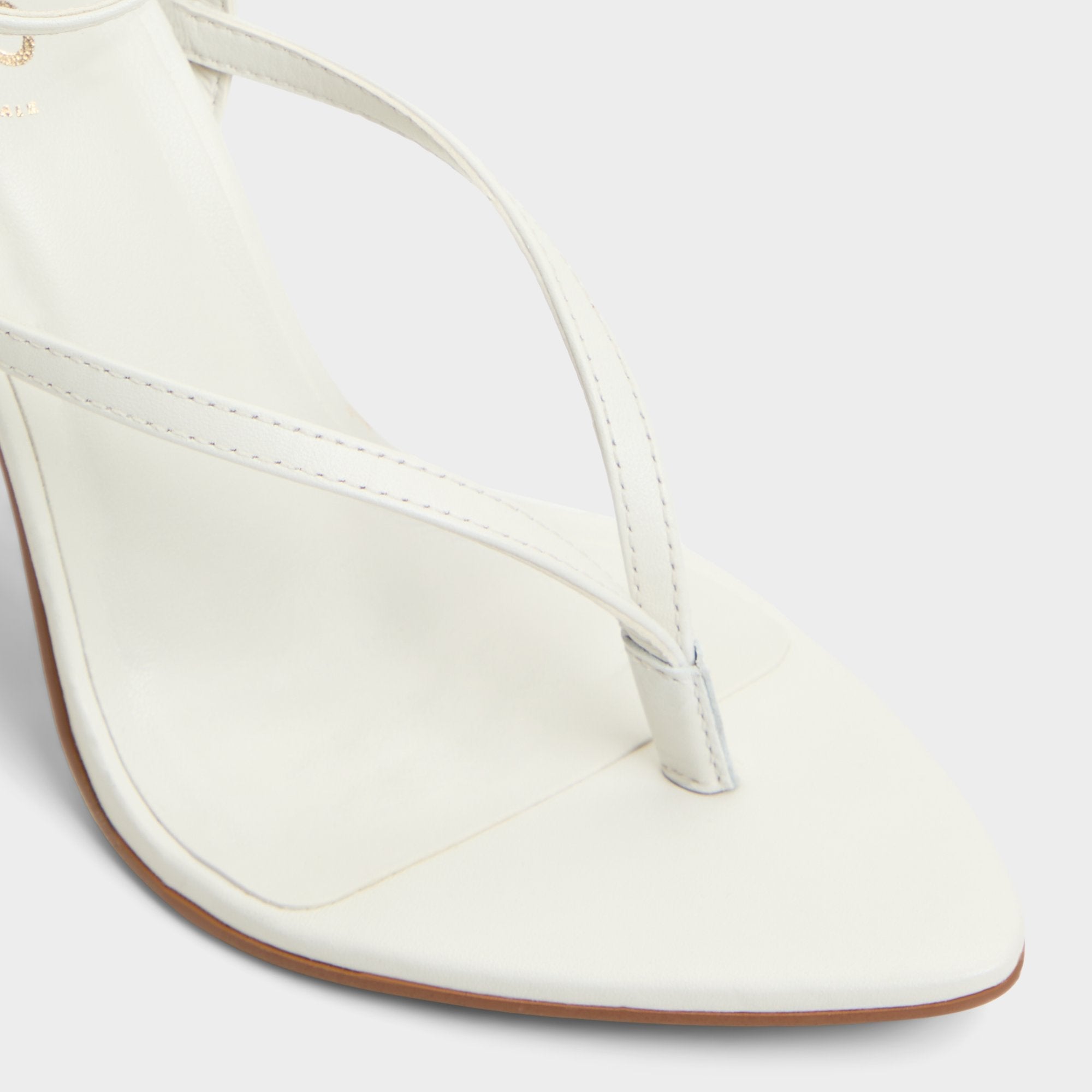 Aldo Abyfindley White/Bone Women's Strappy sandals - Heeled flip flop Women
