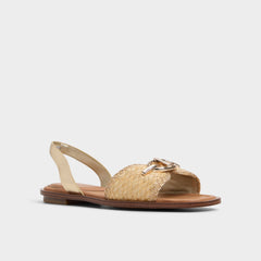 Aldo Goassi Gold Women's Iridescent metallics - Flat sandal Women
