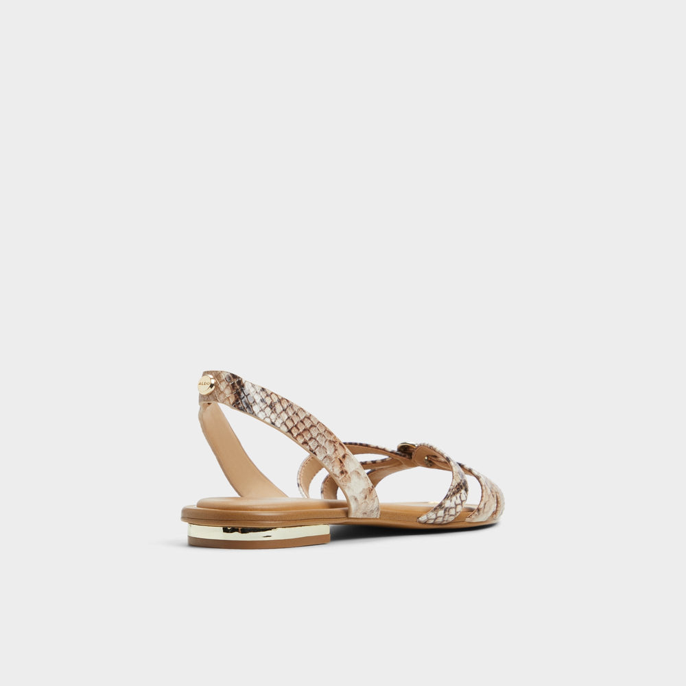 Aldo Marassita Brown Multi Women's Slingbacks - Flat sandal Women