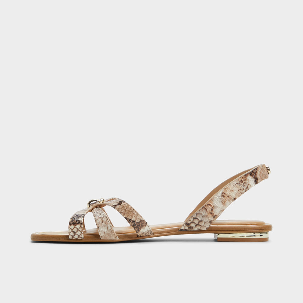 Aldo Marassita Brown Multi Women's Slingbacks - Flat sandal Women