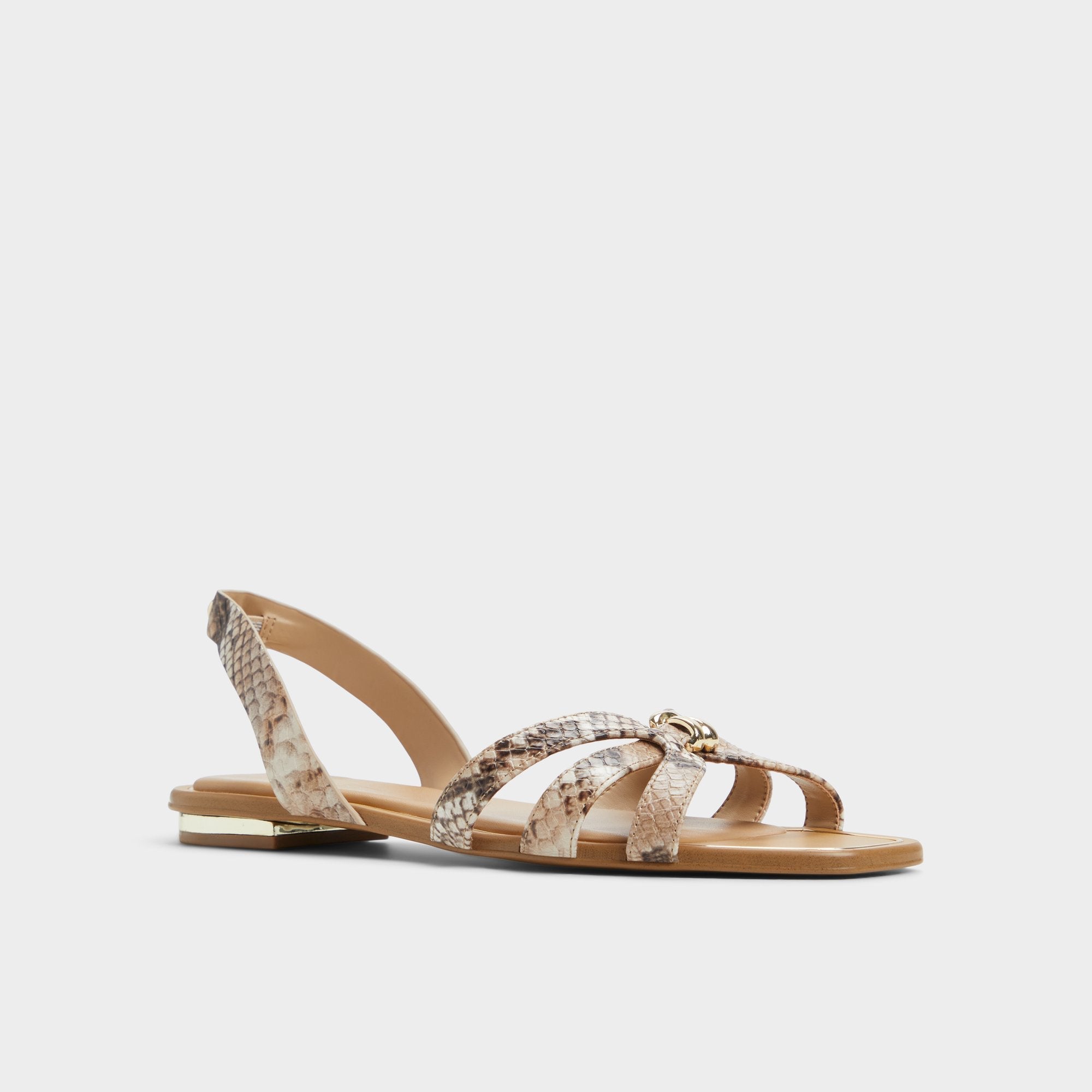 Aldo Marassita Brown Multi Women's Slingbacks - Flat sandal Women