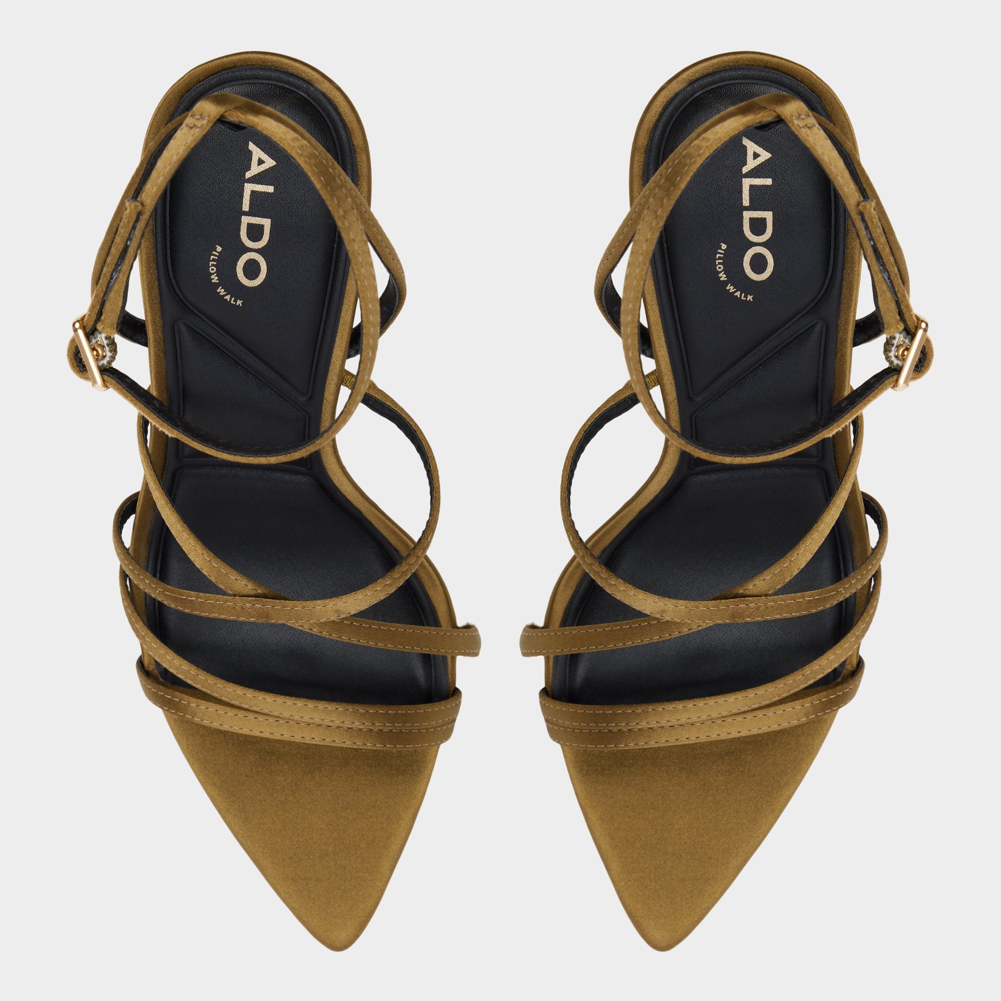 Aldo Solania Other Green Women's Strappy sandals - Strappy heeled sandal, Stiletto heel Women