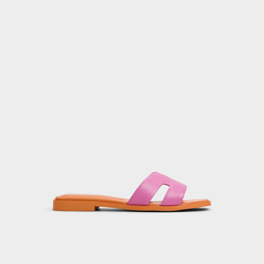 Aldo Itsandal Bright Pink Women's Flats - Slide sandal Women