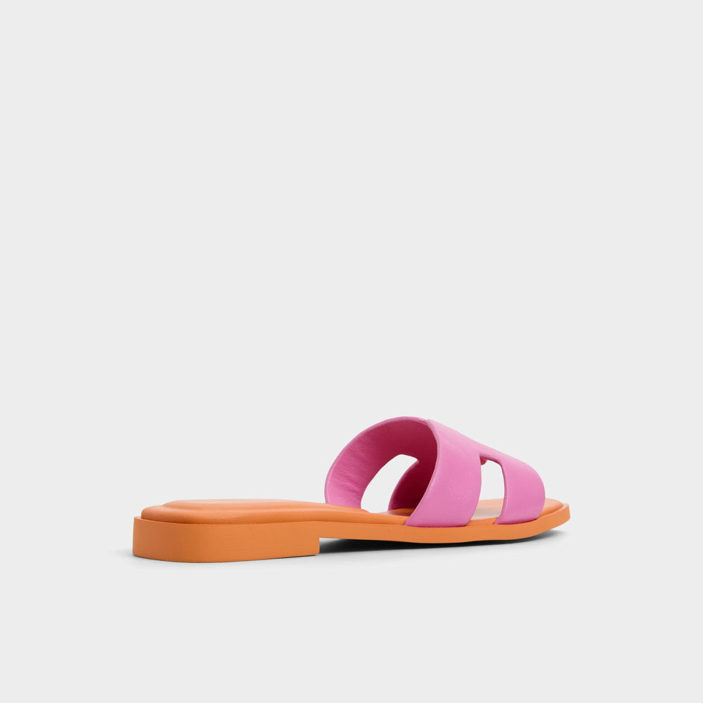 Aldo Itsandal Bright Pink Women's Flats - Slide sandal Women