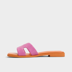 Aldo Itsandal Bright Pink Women's Flats - Slide sandal Women