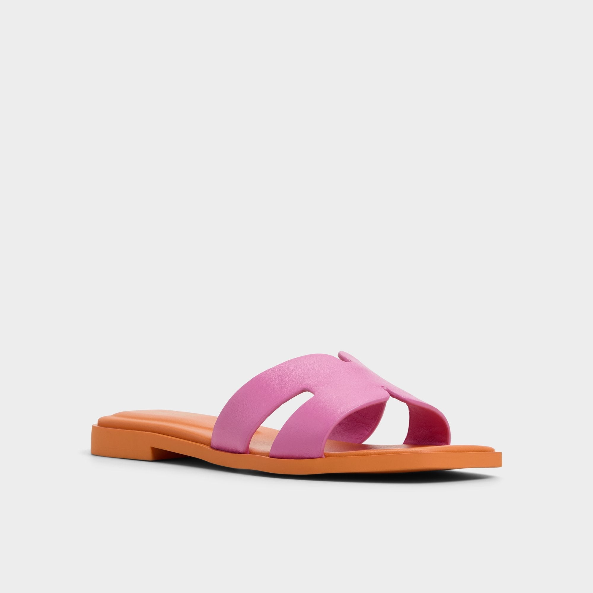 Aldo Itsandal Bright Pink Women's Flats - Slide sandal Women