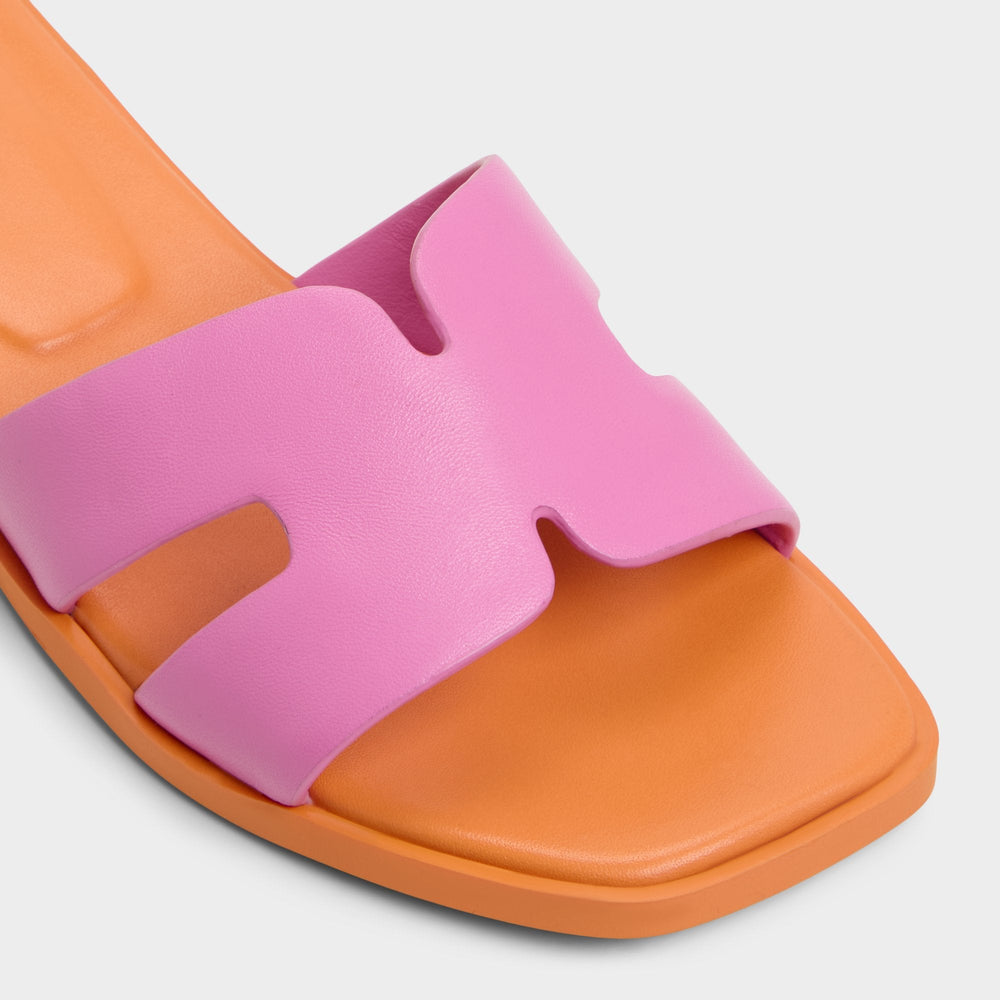 Aldo Itsandal Bright Pink Women's Flats - Slide sandal Women