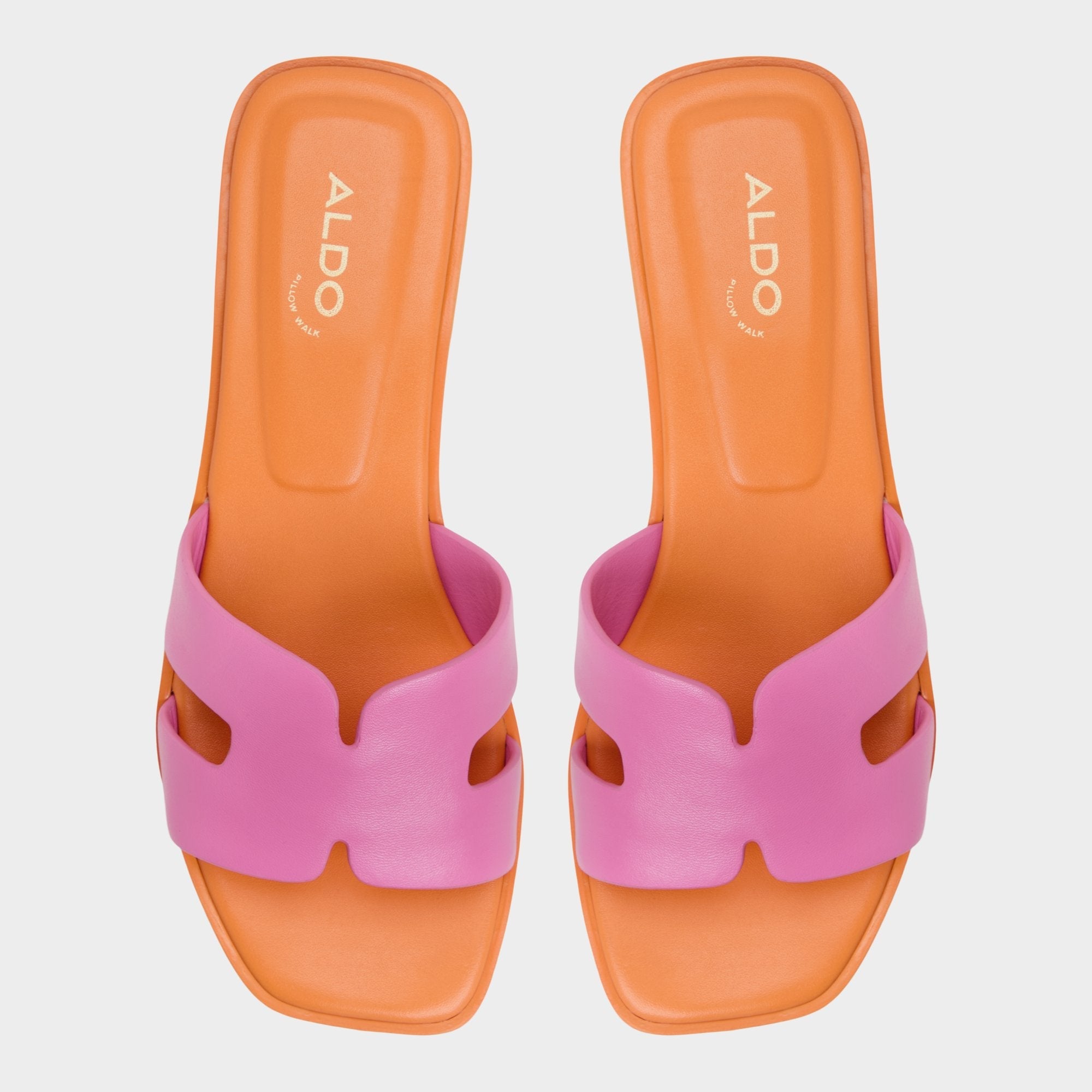 Aldo Itsandal Bright Pink Women's Flats - Slide sandal Women