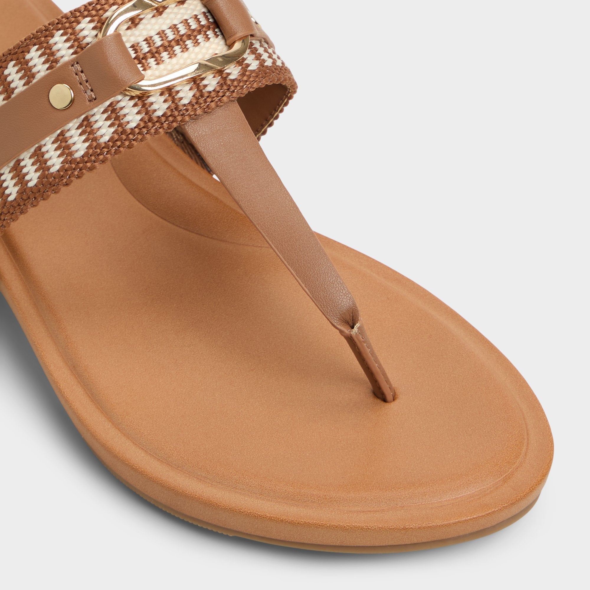 Aldo Taylen Medium Brown Women's Festival shoes accessories - T-strap sandal Women