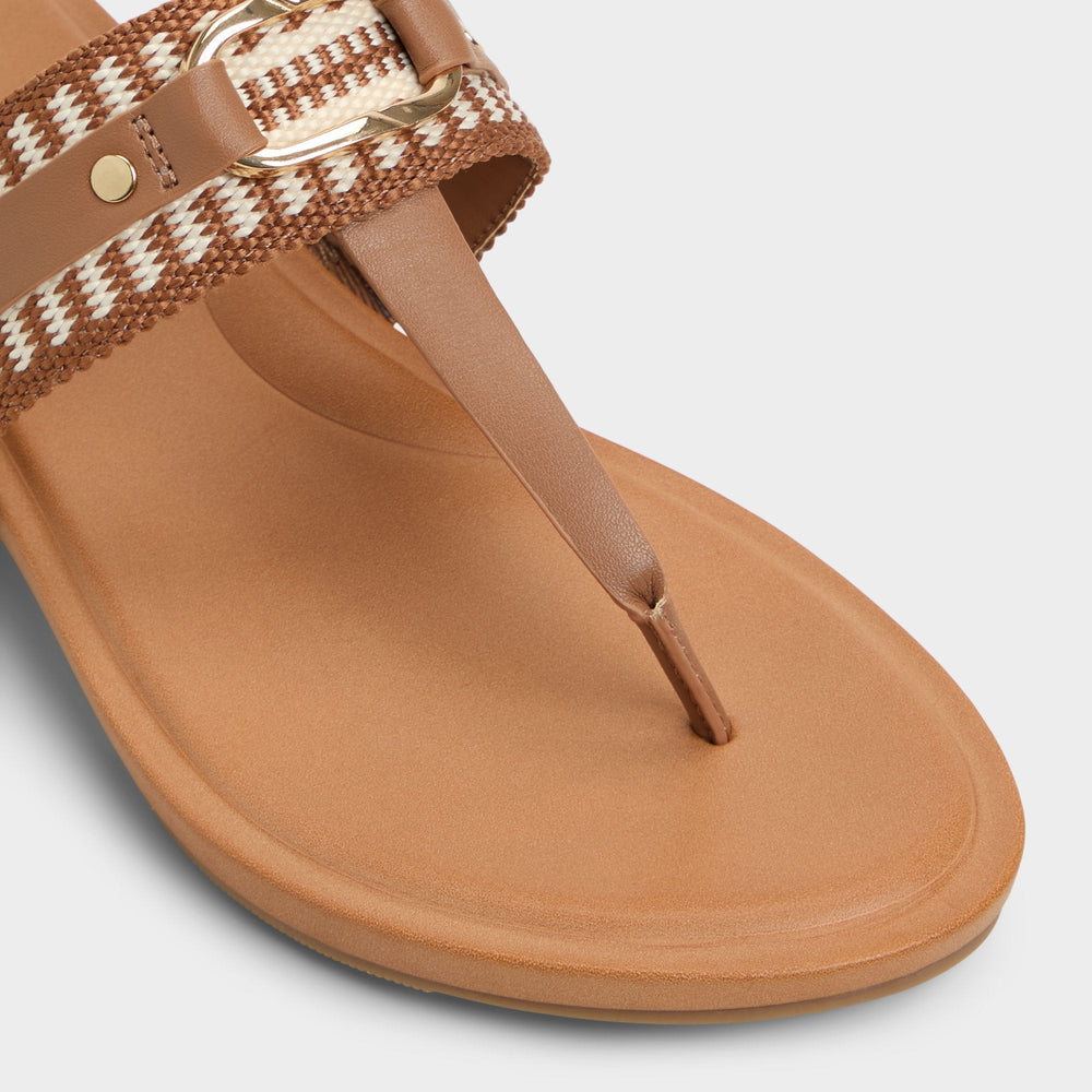 Aldo Taylen Medium Brown Women's Festival shoes accessories - T-strap sandal Women