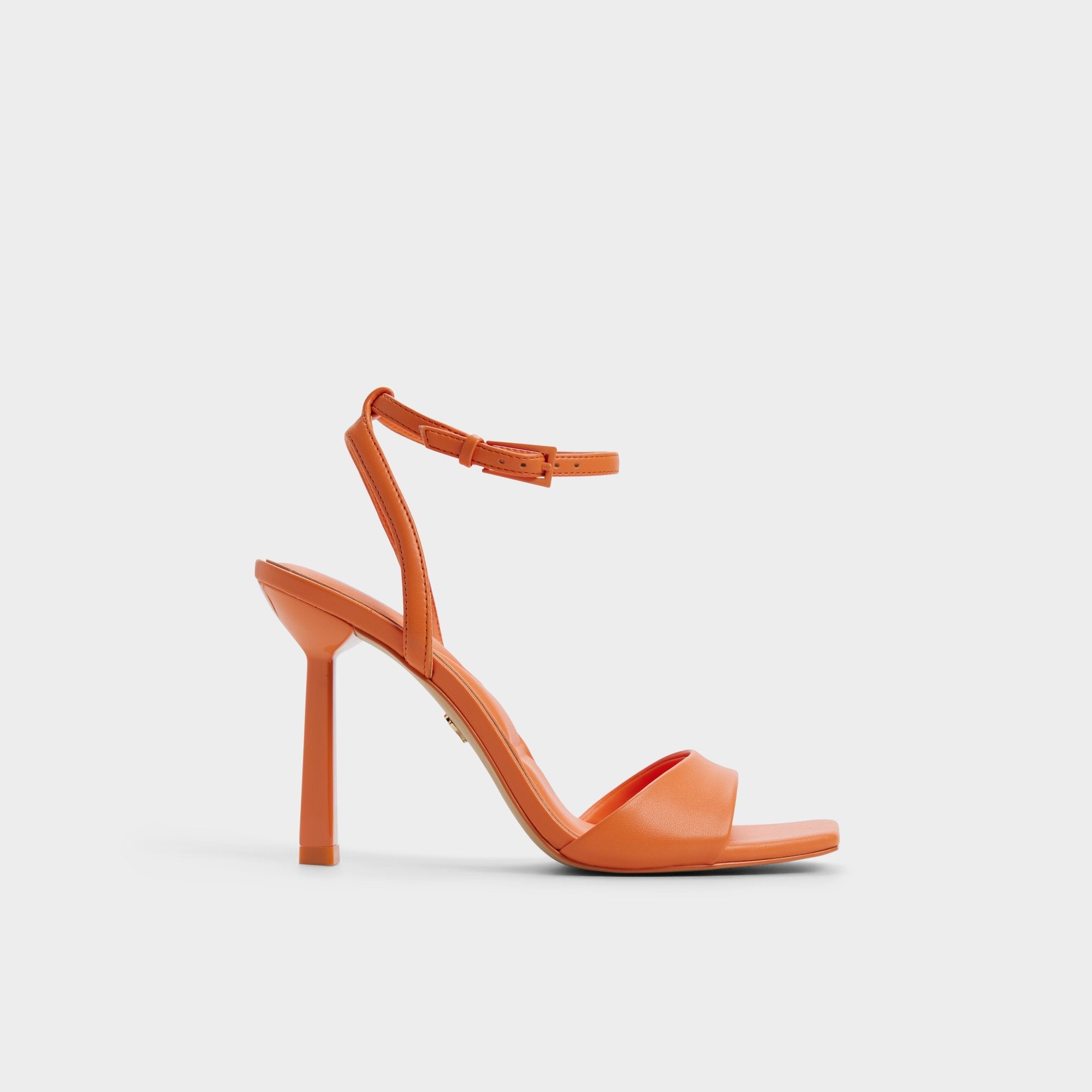 Aldo Illustrious Medium Orange Women's Strappy Heels - Strappy heeled sandal, Stiletto heel Women
