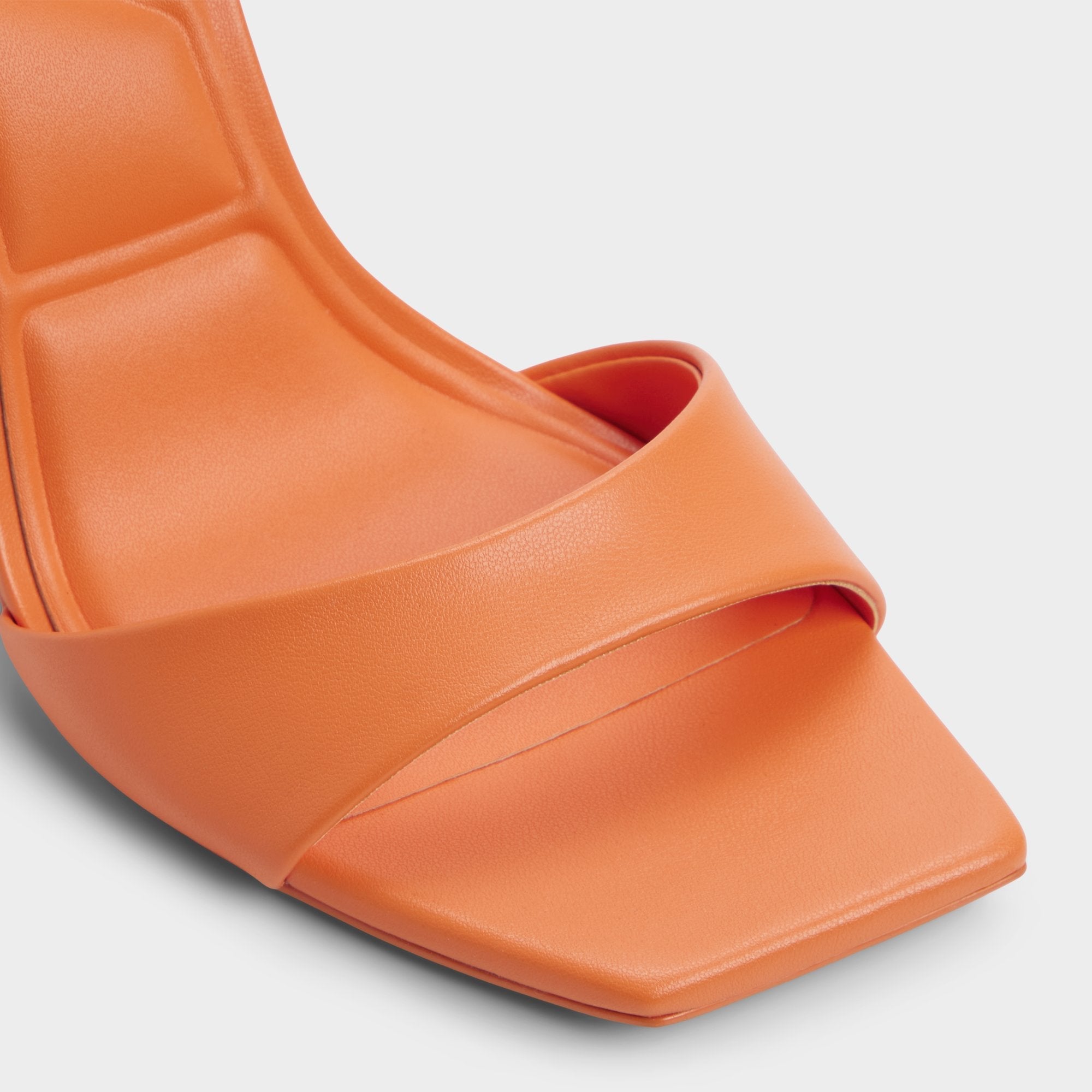 Aldo Illustrious Medium Orange Women's Strappy Heels - Strappy heeled sandal, Stiletto heel Women
