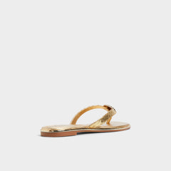 Aldo Conchiglia Gold Women's Flats - Flip flop Women