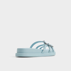 Aldo Zephyra Pastel Blue Women's Footbed sandals - Footbed sandal Women