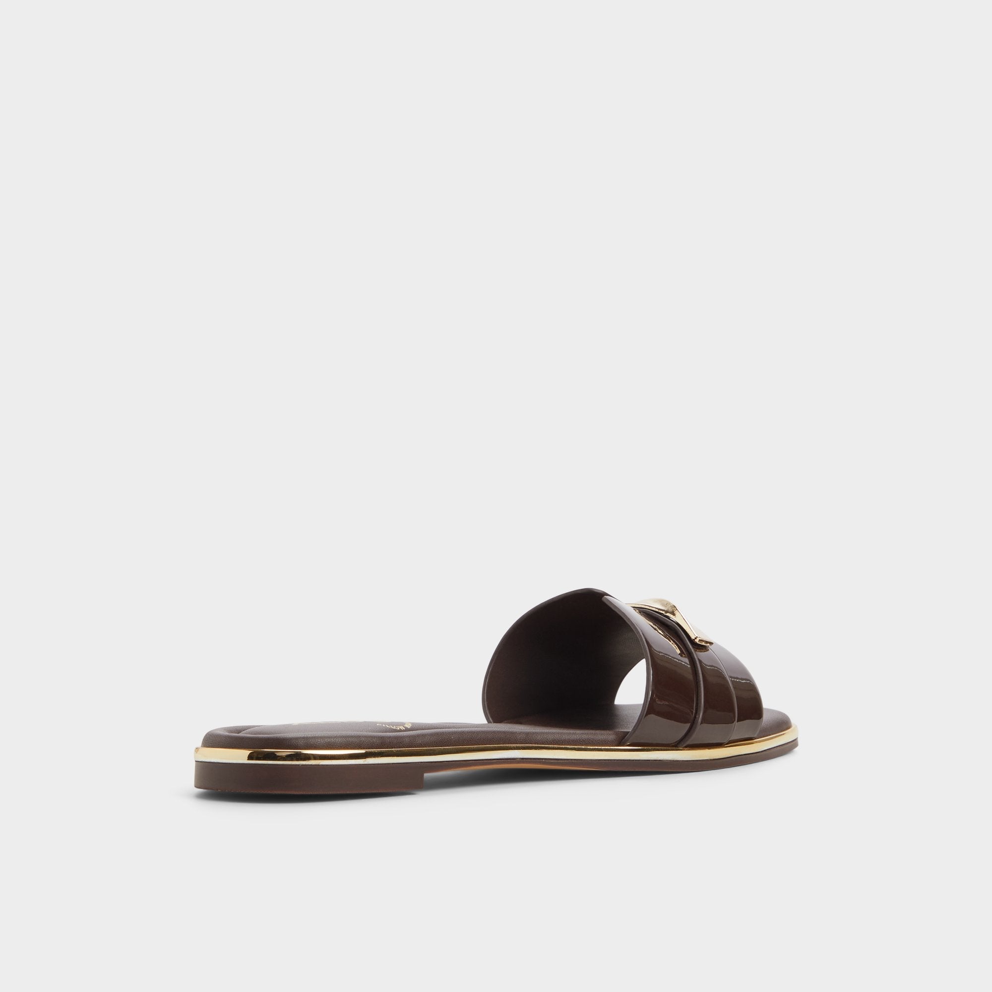 Aldo Darlina Medium Brown Women's Flats - Slide sandal Women