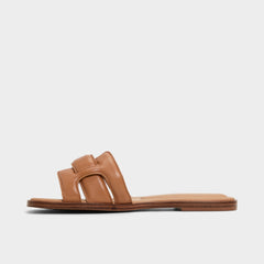 Aldo Eleny Medium Brown Women's Flats - Slide sandal Women