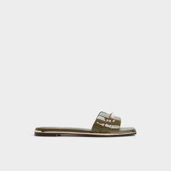 Aldo Darlina Other Green Women's Flats - Slide sandal Women