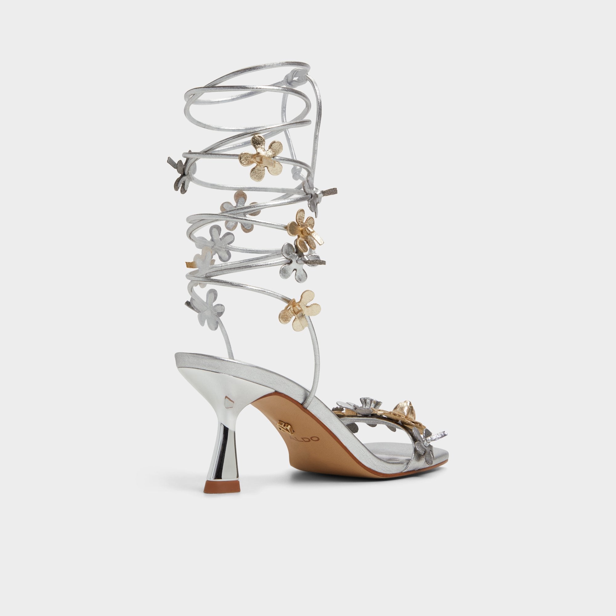Aldo Fiorela Metallic Multi Women's Strappy sandals - Strappy heeled sandal Women