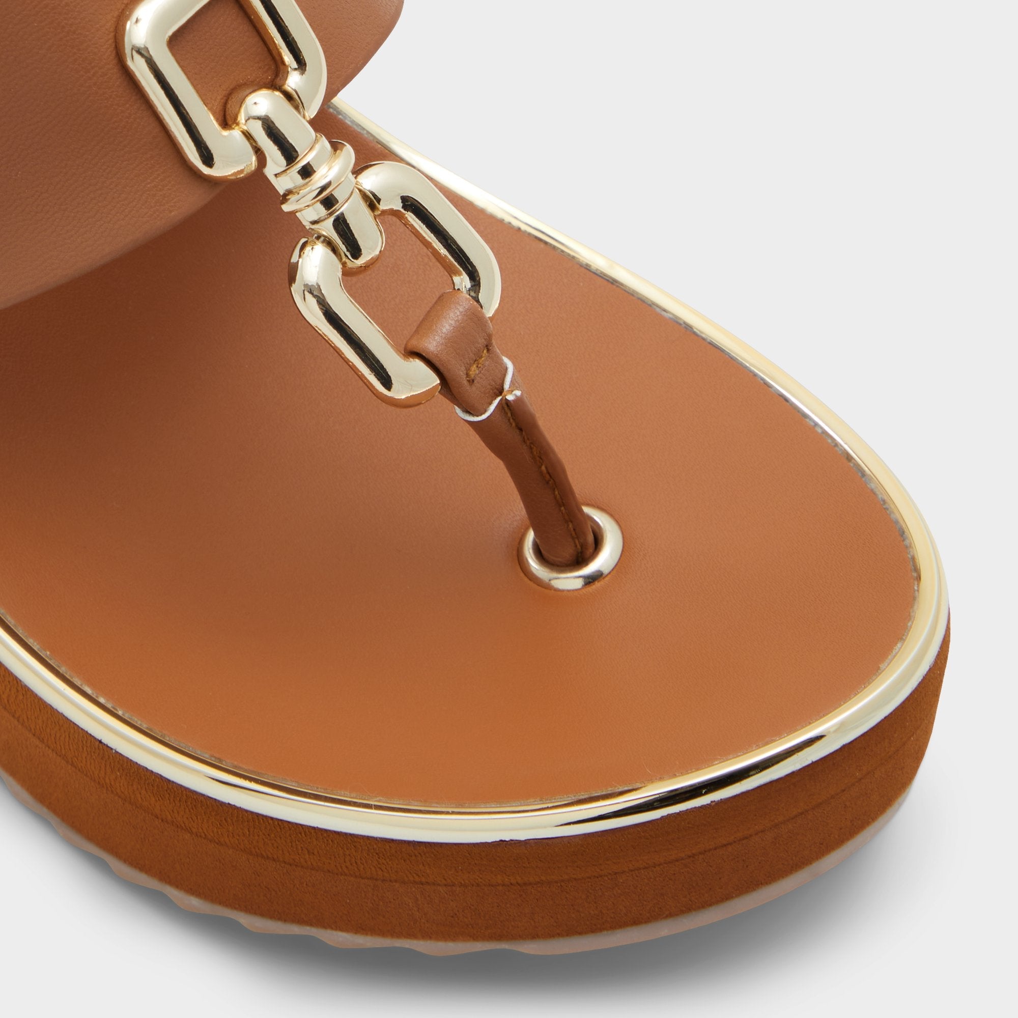 Aldo Maesllan Medium Brown Women's Wedges - Wedge sandal, Wedge heel Women