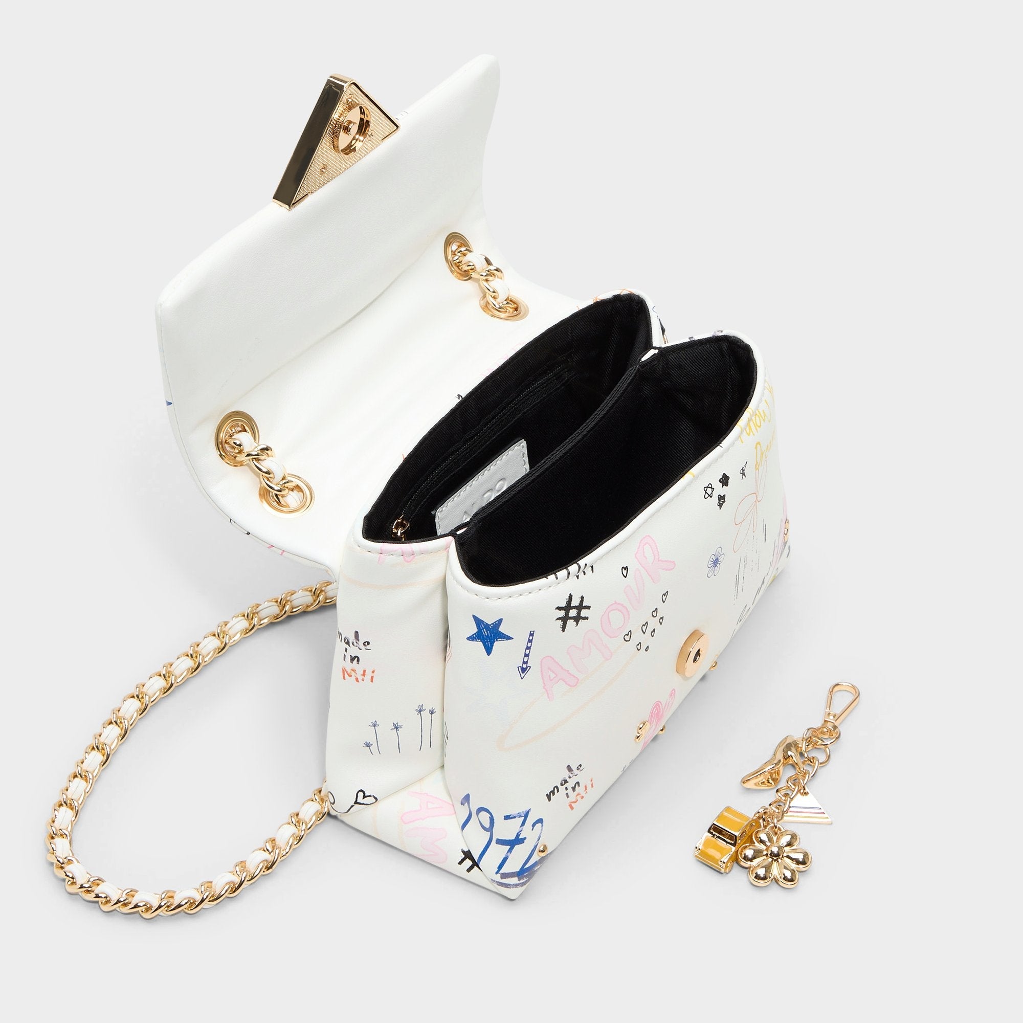 Aldo Doodlesoftpufff in White Combo - Crossbody bag Women|Bags