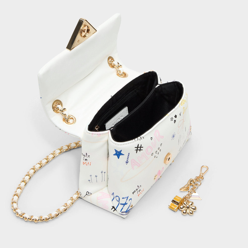 Aldo Doodlesoftpufff in White Combo - Crossbody bag Women|Bags