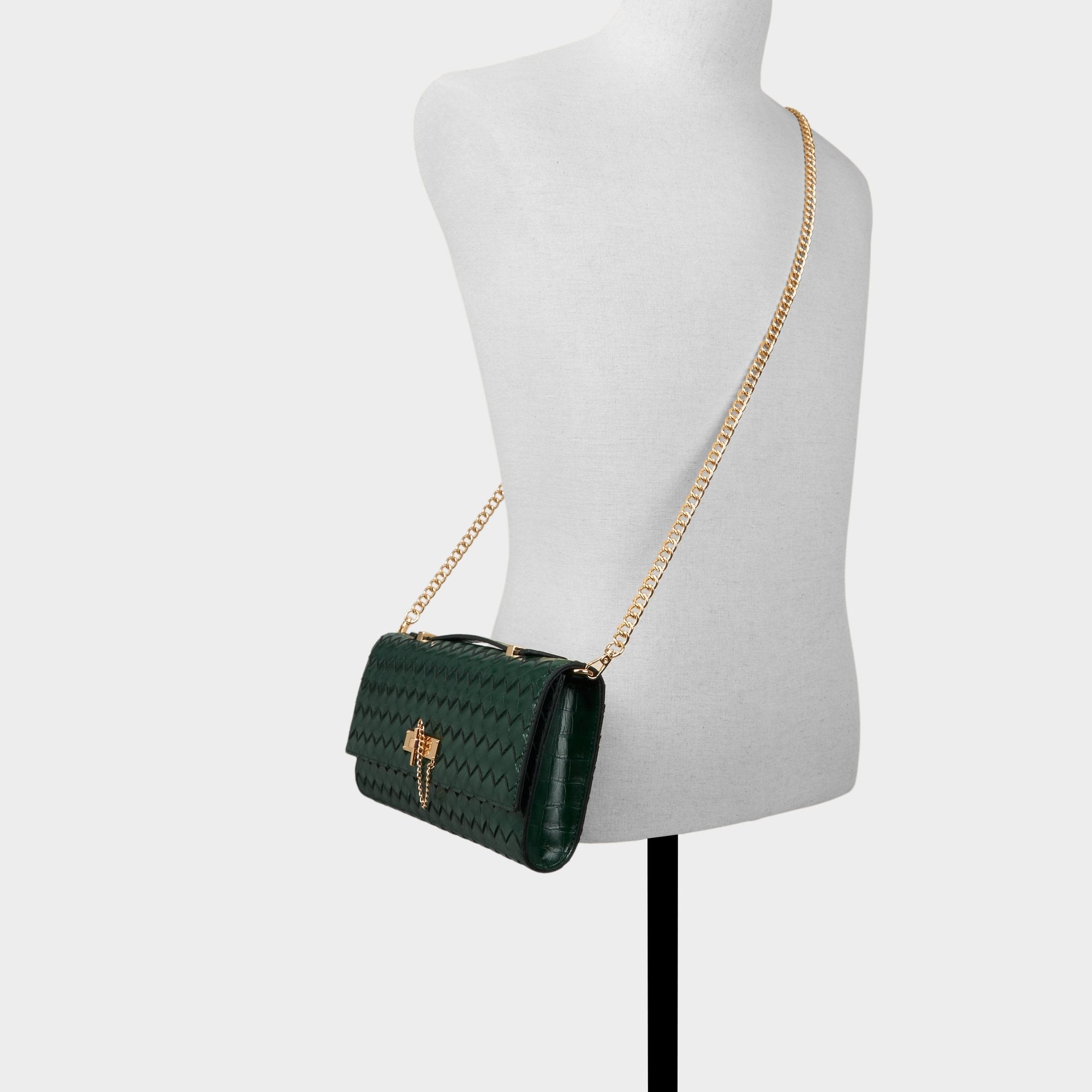 Aldo Rouxx in Dark Green - Clutch Women|Bags
