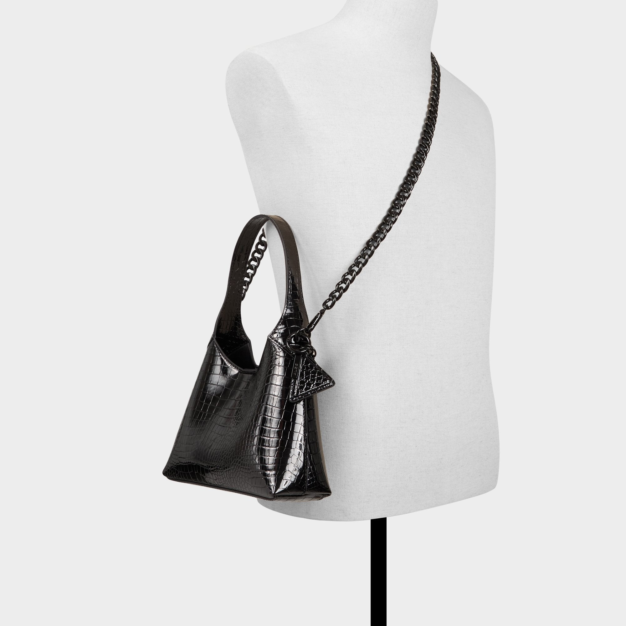 Aldo Smallharperr Black/Black Women's Shoulder Bags - Hobo bag Women|Bags