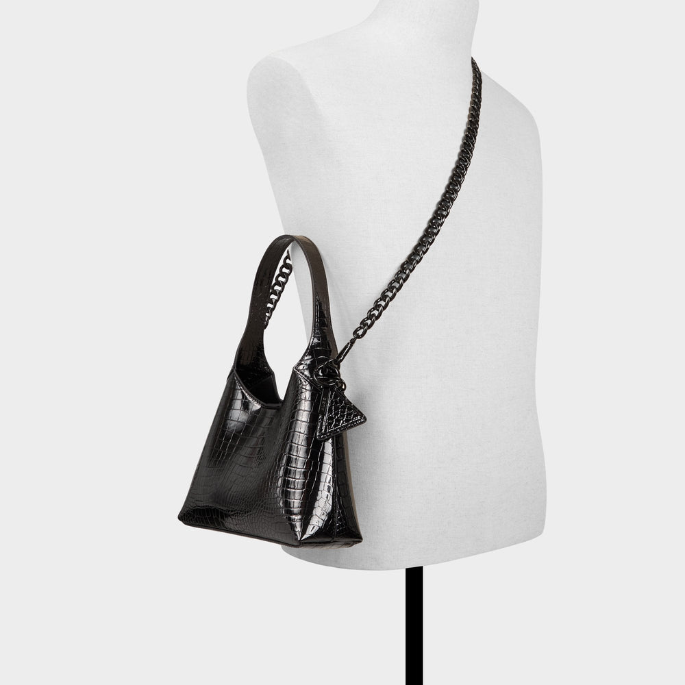 Aldo Smallharperr Black/Black Women's Shoulder Bags - Hobo bag Women|Bags