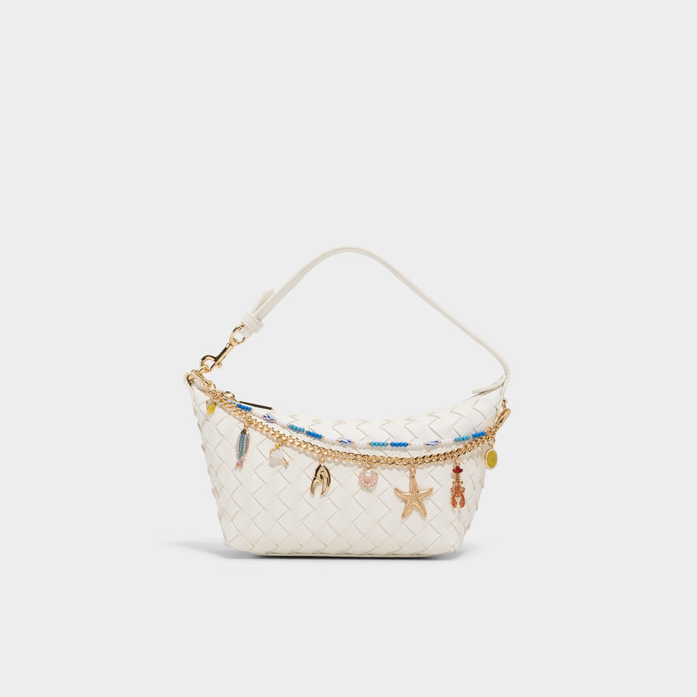Aldo Frankiewoven White Women's Shoulder Bags - Shoulder bag Women|Bags