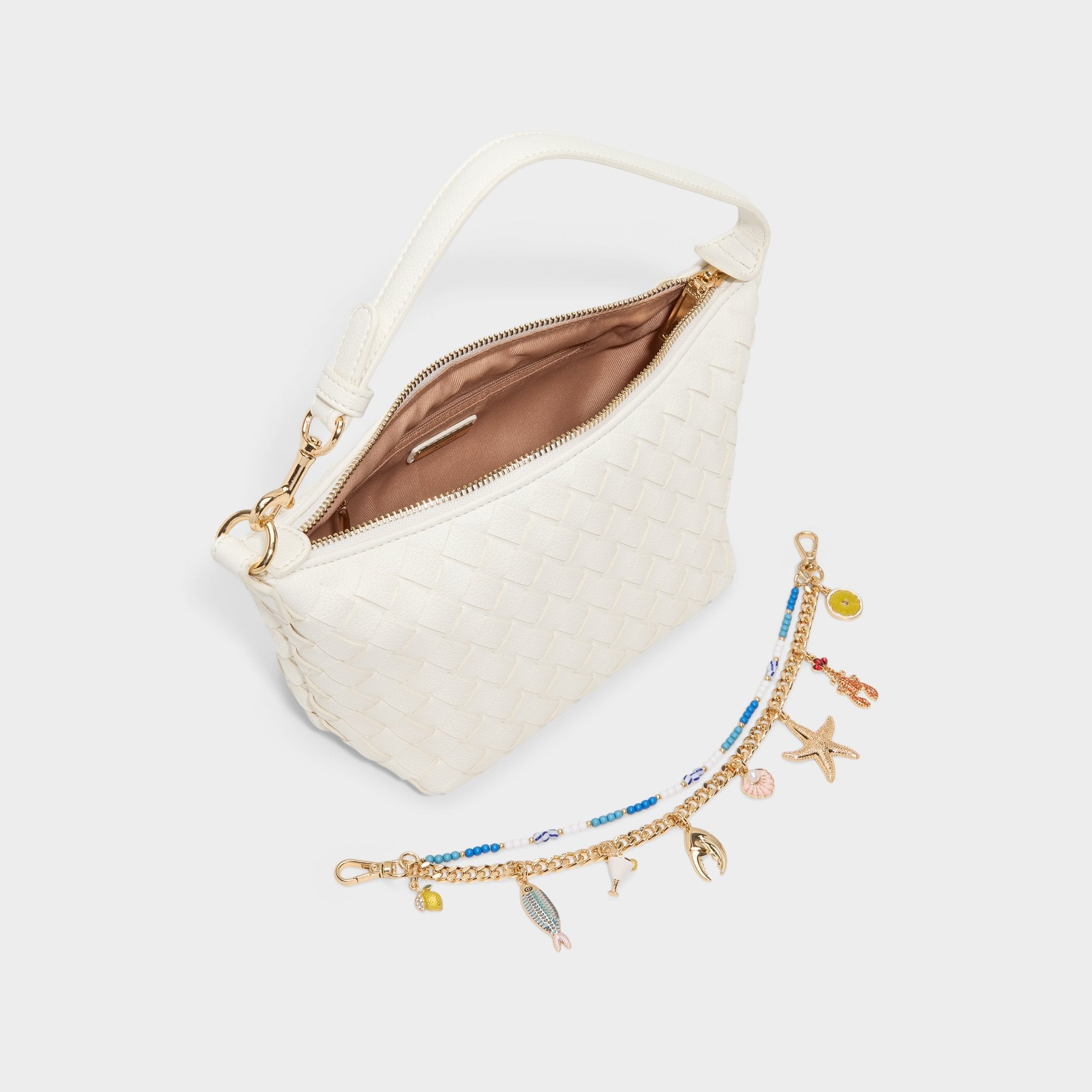 Aldo Frankiewoven White Women's Shoulder Bags - Shoulder bag Women|Bags
