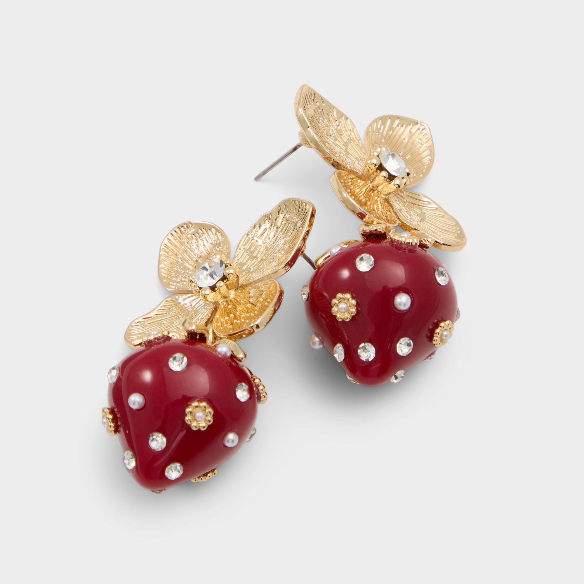 Aldo Berrybloom in Red - Earrings Women|Accessories|New