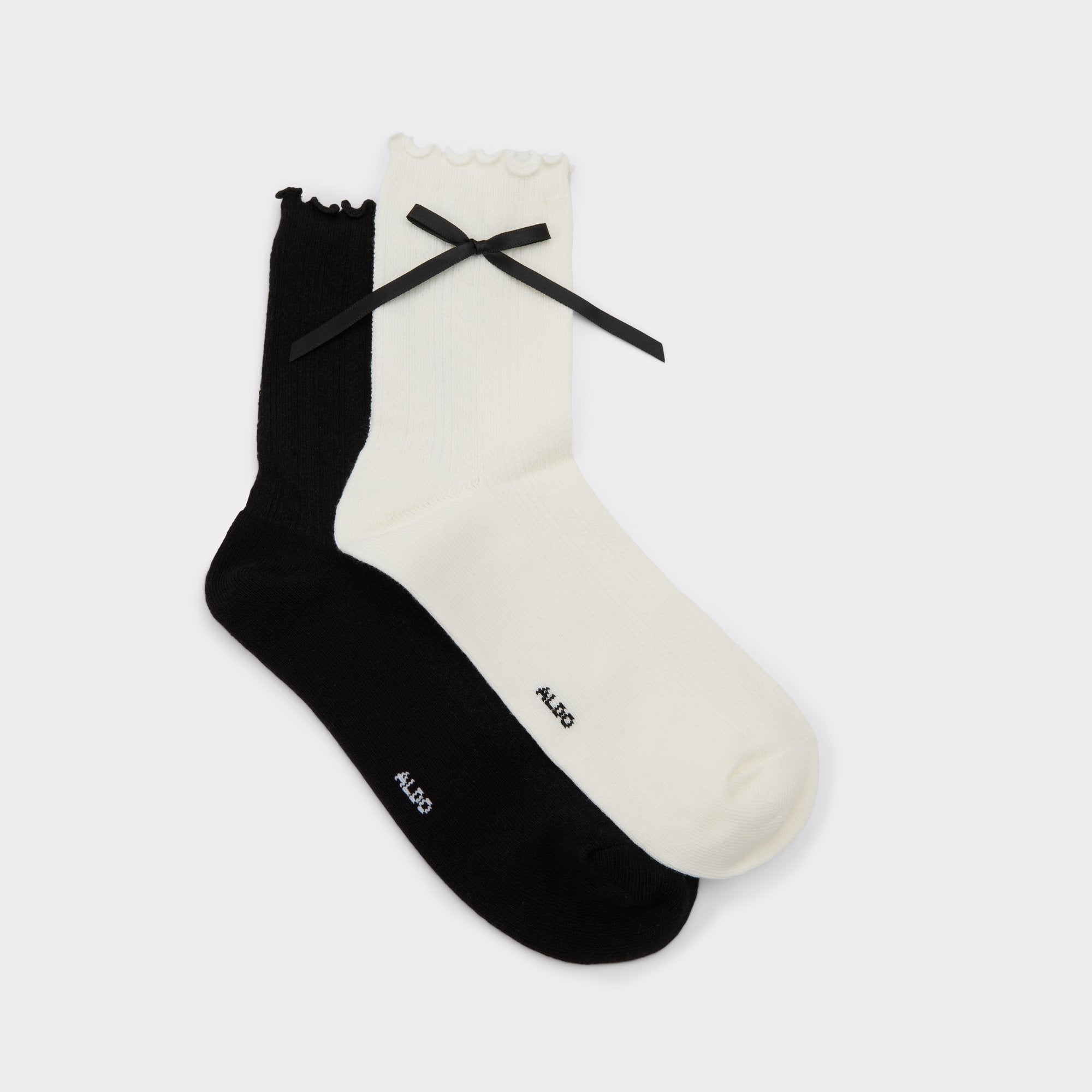Aldo Cutiebow in Black White - Socks Women|Accessories