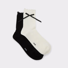 Aldo Cutiebow in Black White - Socks Women|Accessories