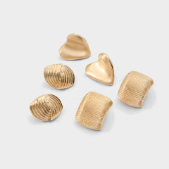 Aldo Buttons in Gold - Button earrings Women|Accessories