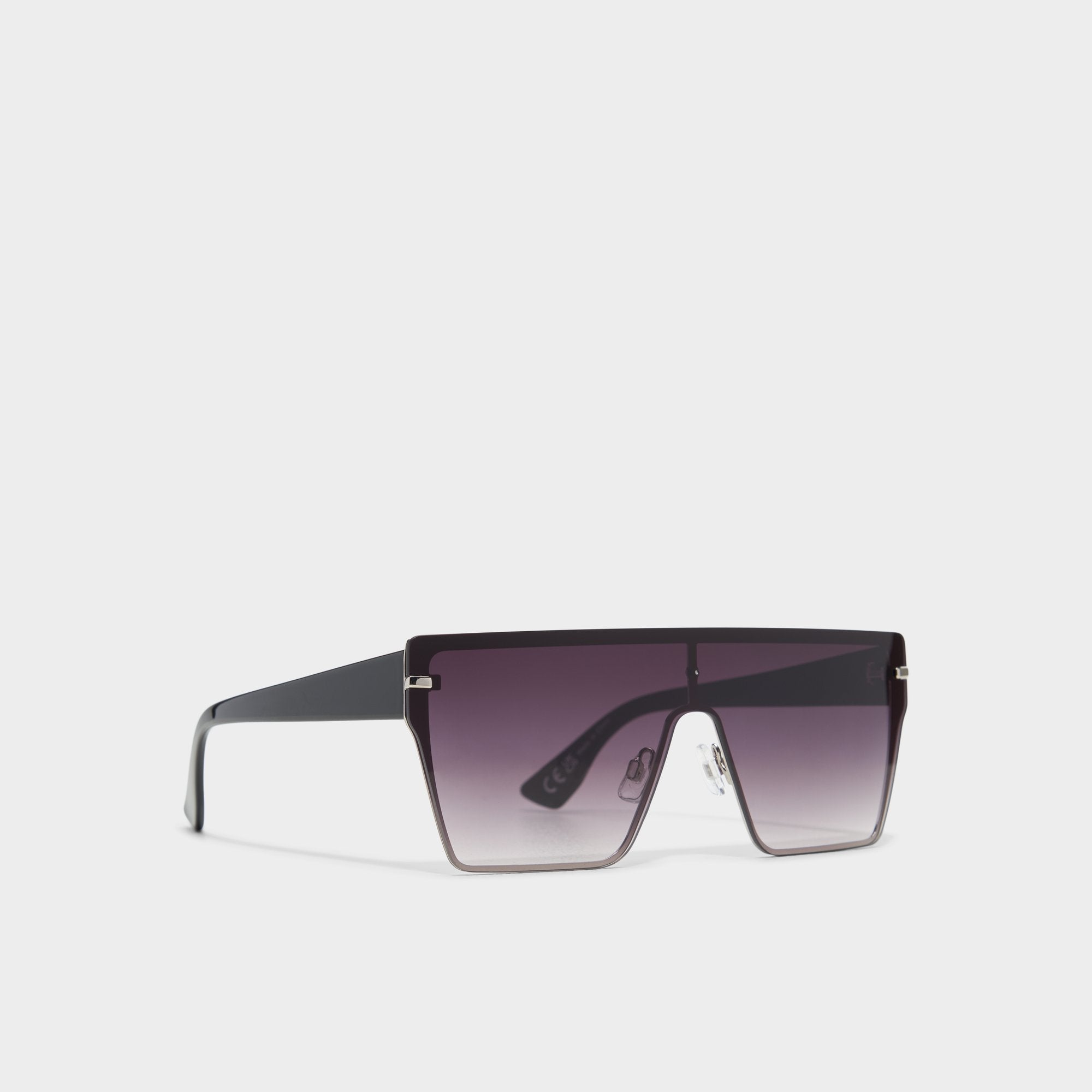Aldo Gavenany Black/Silver Multi Women's Shield - Shield sunglasses Women|Accessories