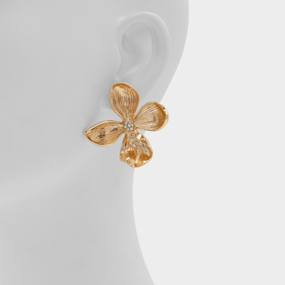 Aldo Floraluxe Gold/Clear Multi Women's Earrings - Earrings Women|Accessories