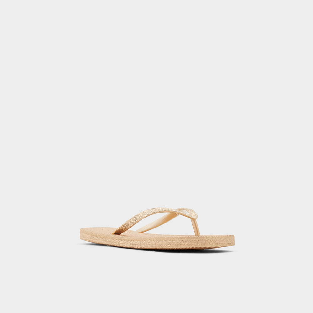 Aldo Aloomba Gold Women's Flats - Flip flop Women