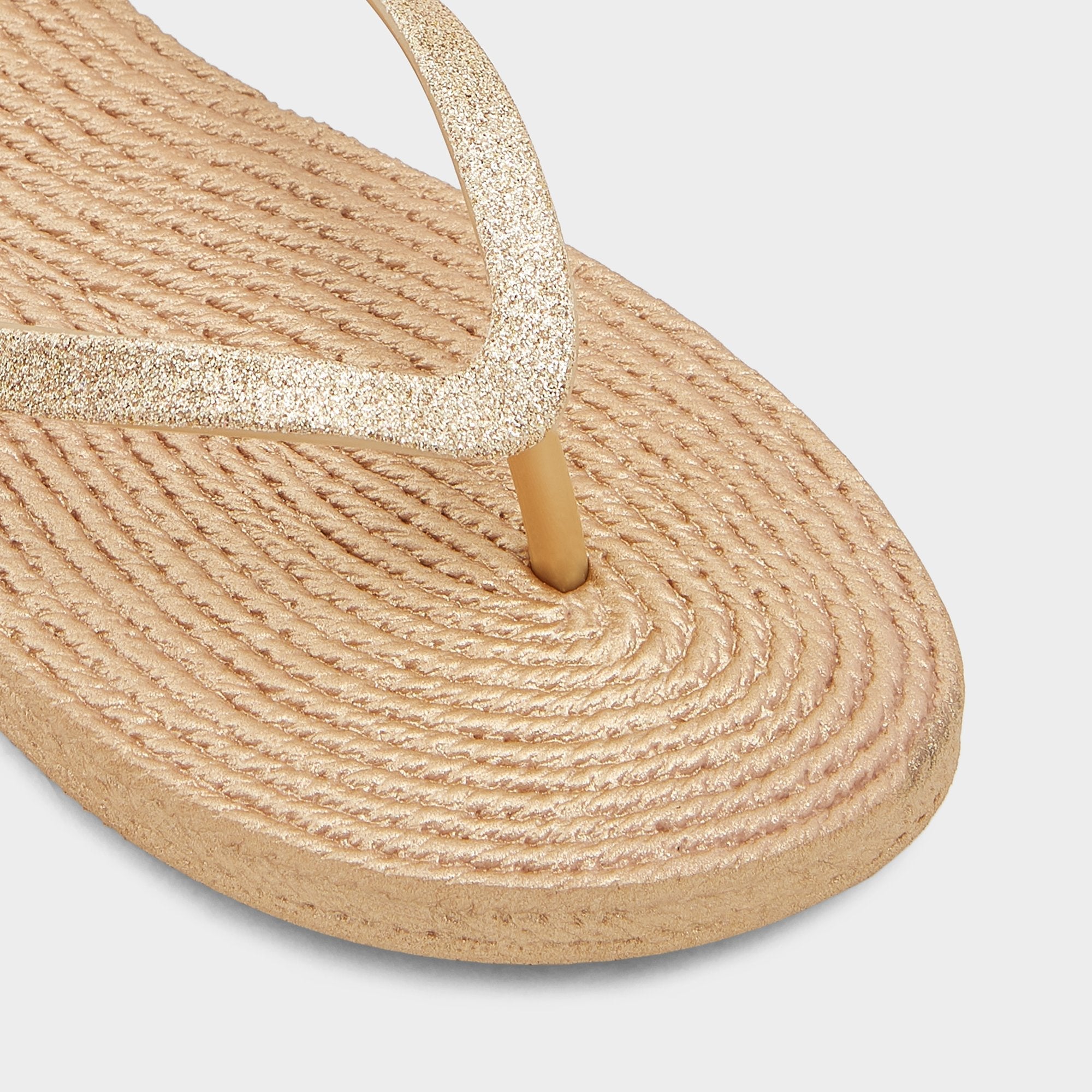 Aldo Aloomba Gold Women's Flats - Flip flop Women