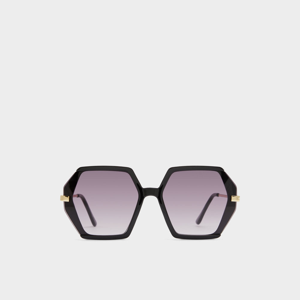 Aldo Yboa Black/Gold Multi Women's Statement sunglasses - Sunglasses Women|Accessories